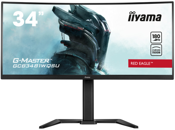 Monitor 34&quot; Iiyama G-master GCB3481WQSU-B1 VA 3440x1440/180Hz/0.3ms/HDMI/DP/USB