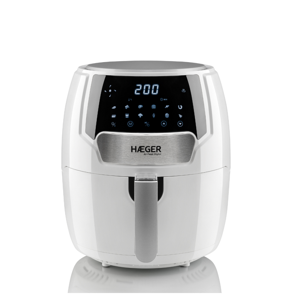 HAEGER AF-D42.007A FRITEZA NA TOPAO VAZDUH DIGITALNA 4,2L BELA