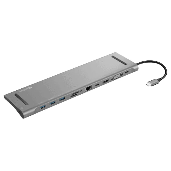 Docking station Sandberg 10in1 USB-C - HDMI/VGA/LAN/3xUSB 3.0/USB C 136-31