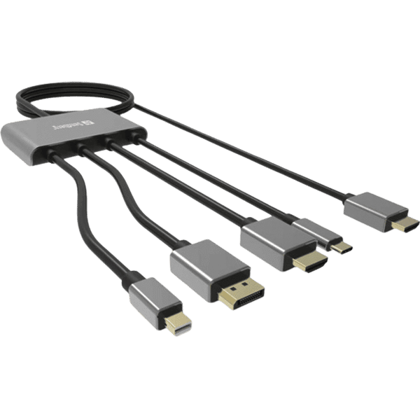 Kabl-display HUB Sandberg All-In-One USB C/DP/m DP/HDMI - HDMI 2m 509-21