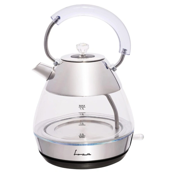 Električno kuvalo Fram FEK-2200GX 1,7l/2200W/staklo-inox