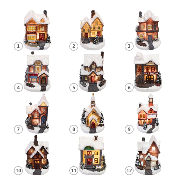 Svetleća LED dekoracija &quot;zimska kućica&quot;