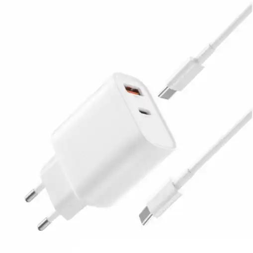 XO Ku&#x107;ni punja&#x10D; L116 30W PD USB+Tip C + Tip C kabl 1m