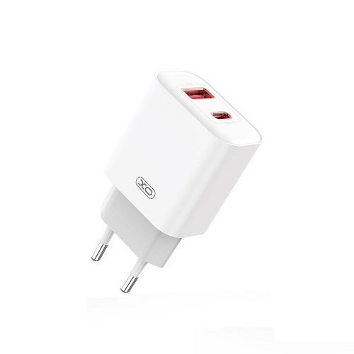 XO Brzi punjač USB-C 20W/USB-A 18W CE12