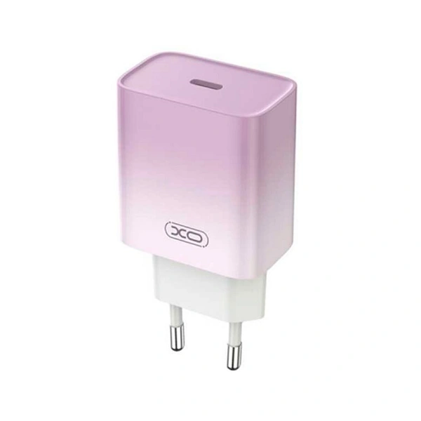XO Brzi punjač USB-C 30W CE18 ljubičasti