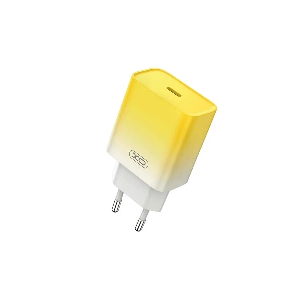 XO Brzi punjač USB-C 30W CE18 žuti