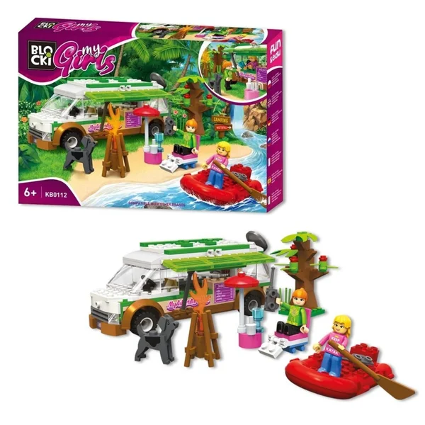 Kocke Blocki Na kampovanju 264 delova