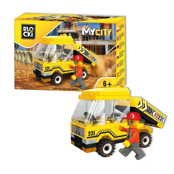Kocke Blocki Kamion kiper manji 66 delova
