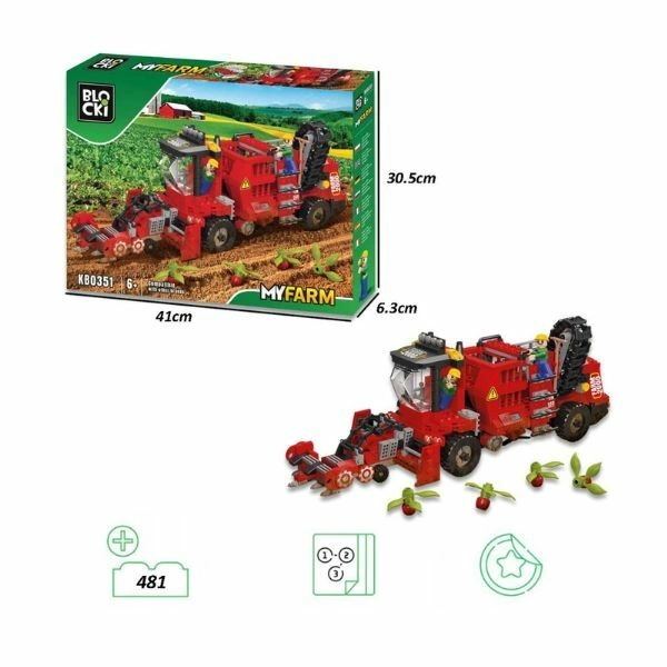 Kocke Blocki kombajn za vadjenje repe 481 delova