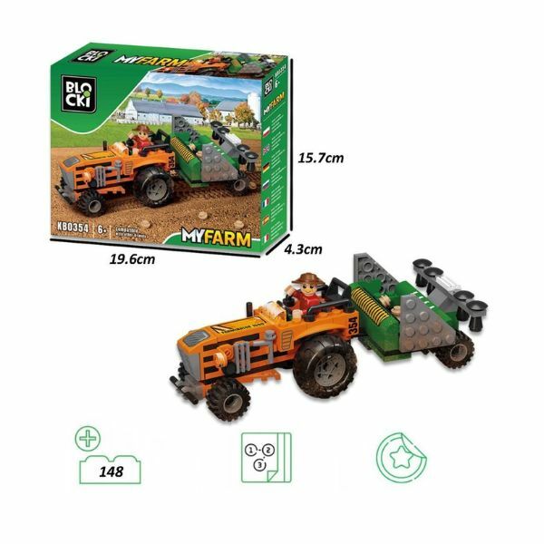Kocke Blocki traktor 148 delova