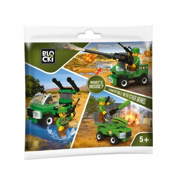 Kocke Blocki vojna vozila iznenadjenja 50 delova