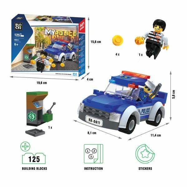 Kocke Blocki policajac i lopov 125 delova