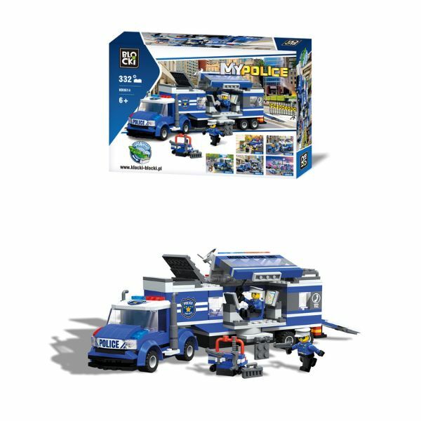 Kocke Blocki mobilna policijska stanica 332 delova