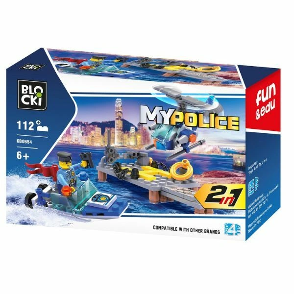 Kocke Blocki policijska recna patrola 2u1 112 delova