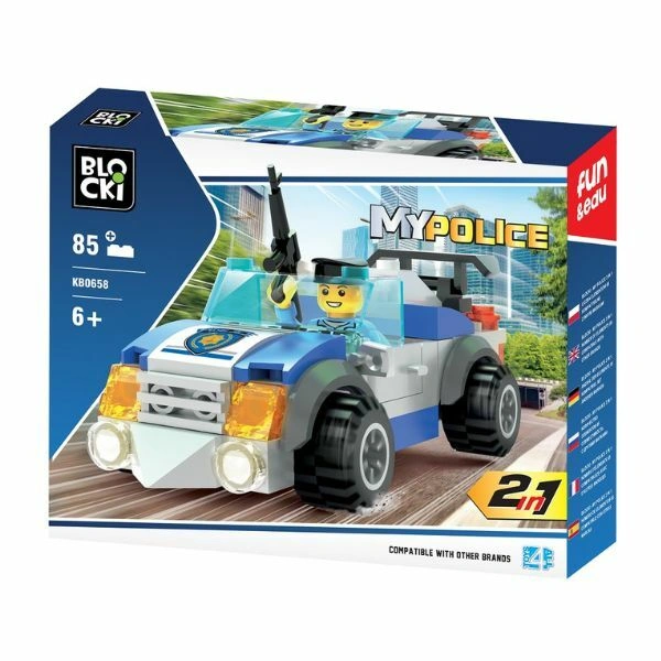 Kocke Blocki policijski dzip 2u1