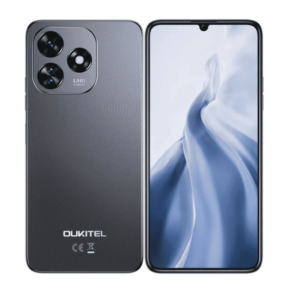 Oukitel C51 black Smart phone4G/Octa-Core/6.8&quot;HD/128GB/6+12GB/13M/5MP/5150mAh/Android 13