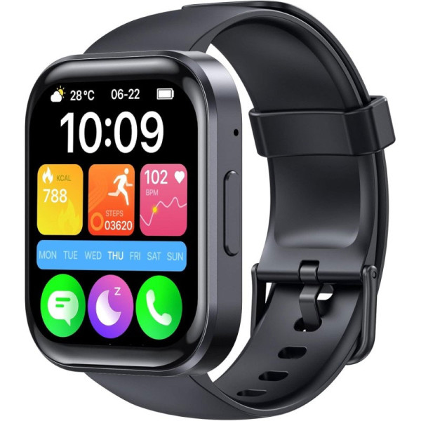 Oukitel BT103 Smart Watch 300mAh/Heart rate/SpO2/Crni