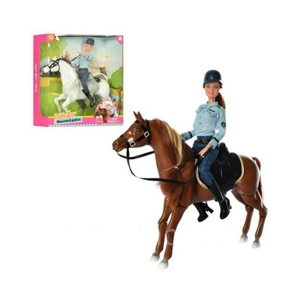 Lutka Defa Na Konju U Policijskoj Uniformi