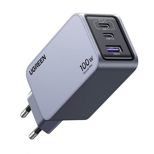 UGREEN Punjač Nexode Pro 100W 3-Port GaN Fast