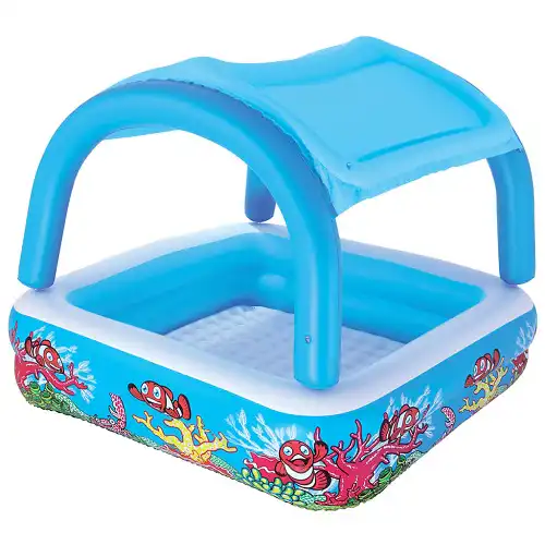 Bestway bazen za decu Beach Buddy Pool 140x140x114 cm sa nadstrešnicom