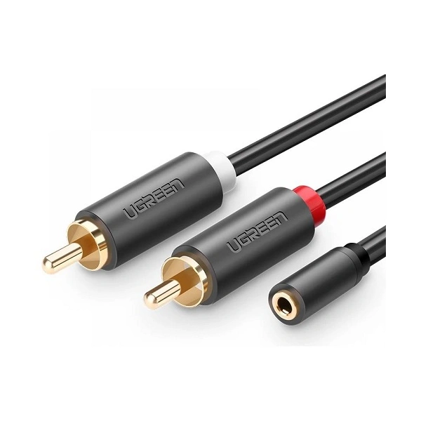 UGREEN AV102 3.5mm na 2 RCA M/F audio kabl 1m