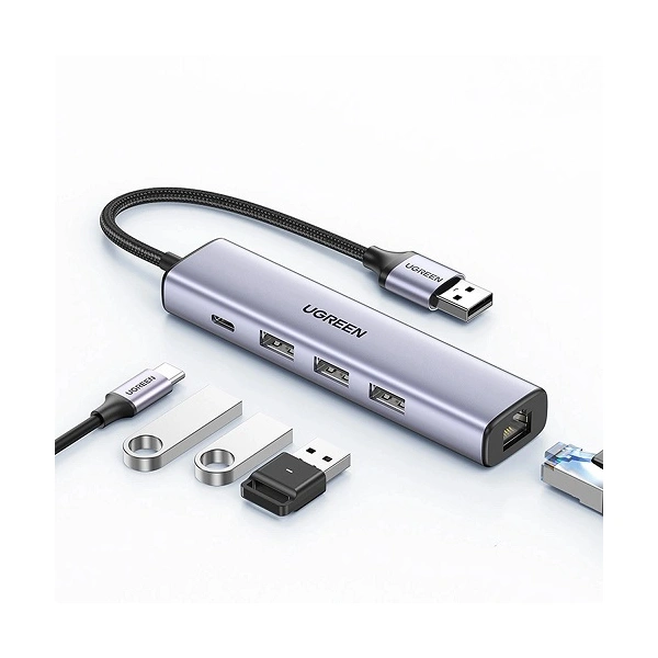 UGREEN Usb Hub 3xUsb+RJ45 (1000m) CM475