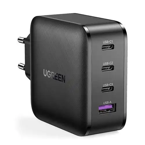 USB punja&#x10D; tipa A + 3 x USB tip C 65W GaN Tech Ugreen CD224