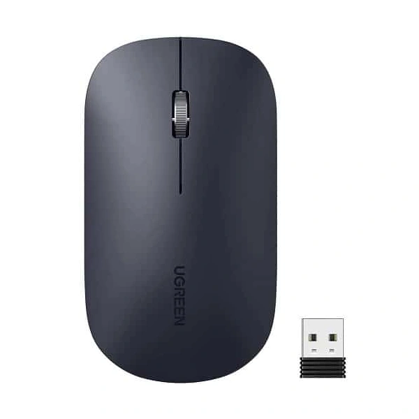 UGREEN MU001 Prenosivi bežični miš Crni