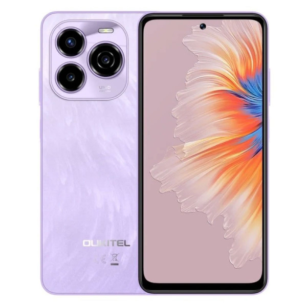 Oukitel C65 violet Smart phone4G/Octa-Core/6.7&quot;HD/128GB/4+12GB/50M/8MP/5150mAh/Android 15