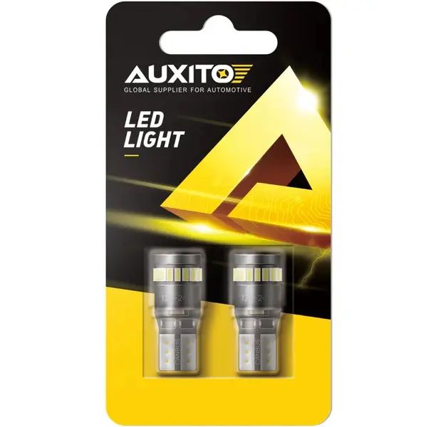 AUXITO T10 LED Sijalice 12V 2 kom belo svetlo &#x2013; Model T10-24H-Black-W2