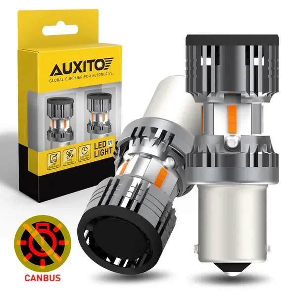 AUXITO 7057BAU15S &#x17E;ute LED sijalice sa CANBUS-om BAU15S-4KP8- JM-Y2-AUXITO-PQ
