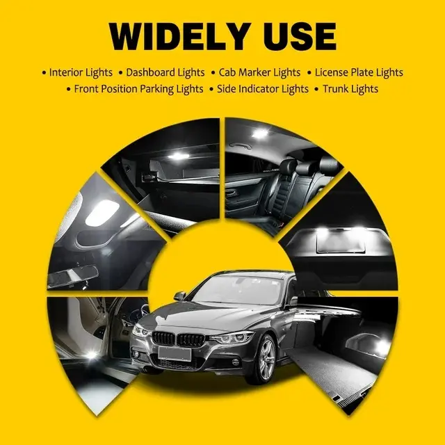 AUXITO T10 LED sijalice 2 komada &#x2013; model T10-18H-W2 12V bela svetlost