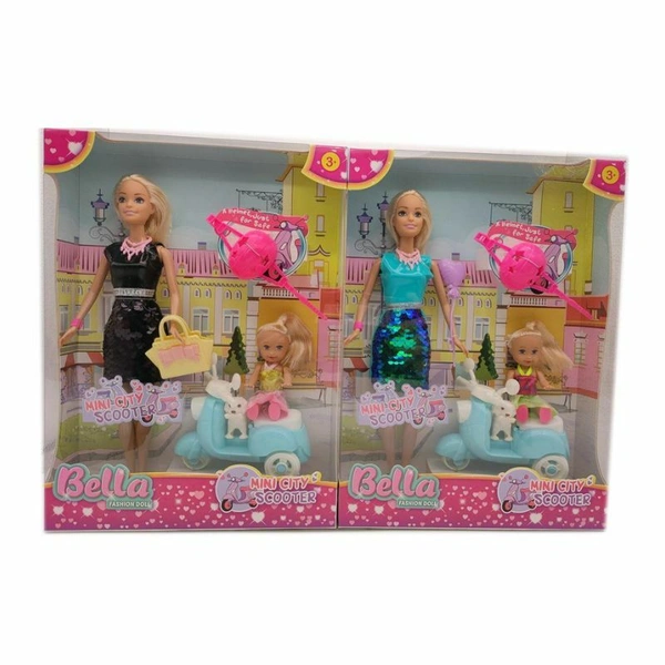 Lutka Bella Sa Malom Lutkom Na Skuteru 03176