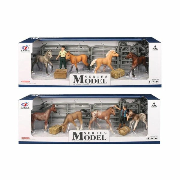 Set sa konjima i farmerom u miksu