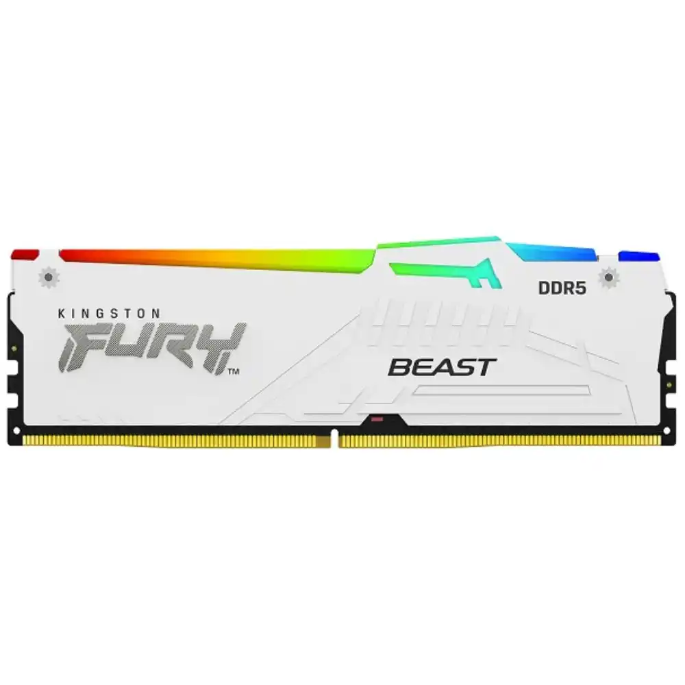 Memorija DDR5 64GB(2x32GB) 6000MHz Kingston Fury Beast  KF560C36BWEAK2-64 White EXPO