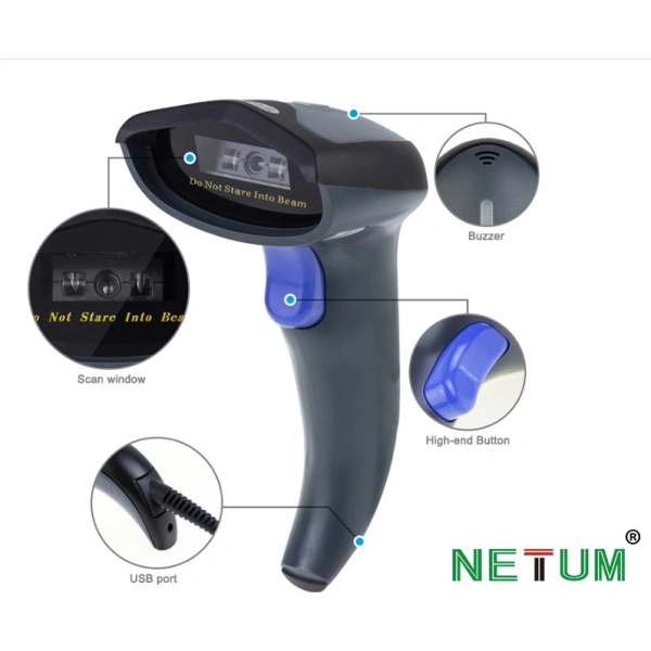 Skener barcode čitač NETUM NT-W3, 1D, USB ND2582