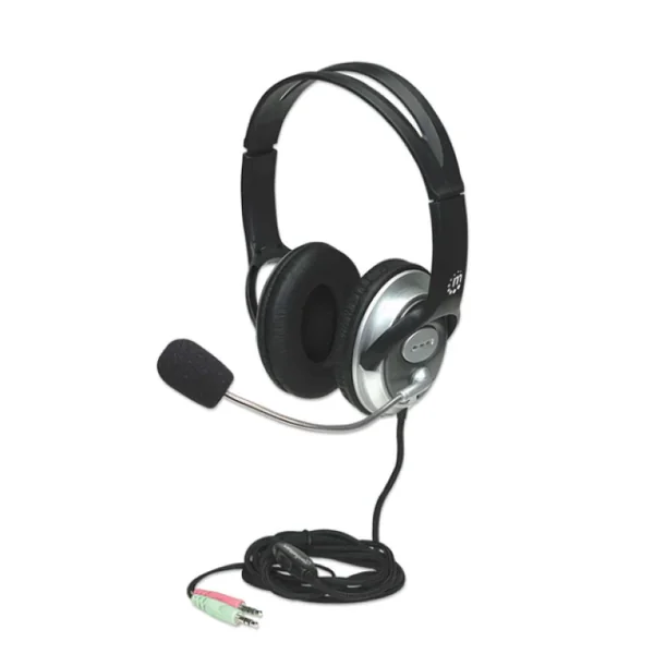 Slušalice sa mikrofonom Manhattan Classic 175555, black