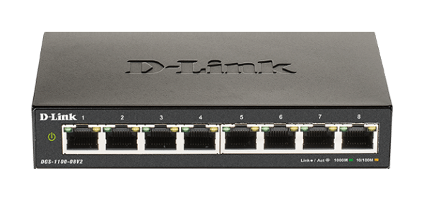 Switch D-Link DGS-1100-08V2/E upravljiv