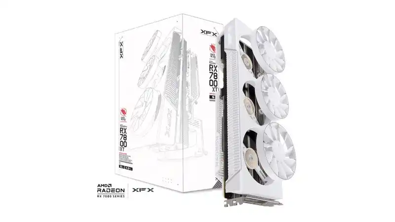 Graficka karta XFX Quicksilver AMD Radeon RX 7800 XT 16GB Magnetic Air White 256 bit 3xDP/HDMI