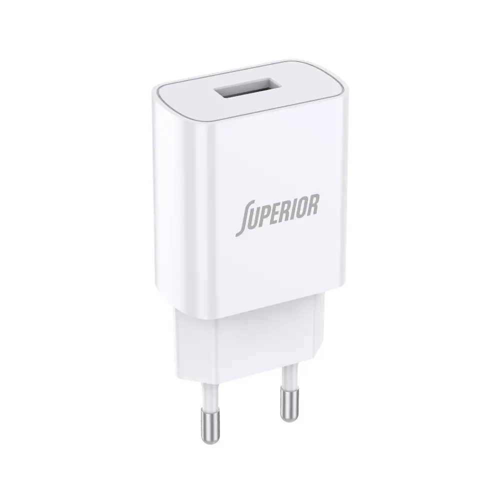SUPERIOR Kućni punjača SU-P100 10.5W 2.1A,  Belo