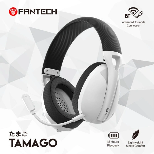 Bluetooth slušalice Fantech WHG01 Tamago Space Edition bele