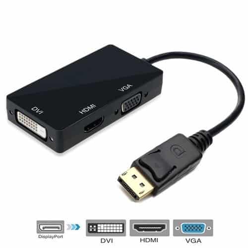 DisplayPort na HDMI+VGA+DVI adapter DHV-59