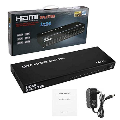 HDMI spliter aktivni 1/16 12V/3A KT-HSP-1.16