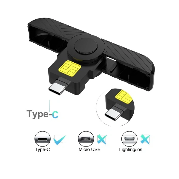 Tip C USB čitač ID smart Kettz CR-K1030B