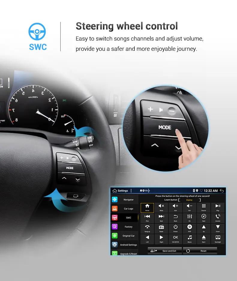 Kettz multimedija KT-AR1900 9 1DIN 4 + 64GB DSP DAB Car Play