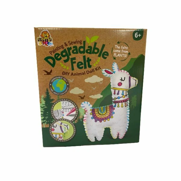 Kreativni set za sivenje od razgradivog materijala-lama ss-22-060