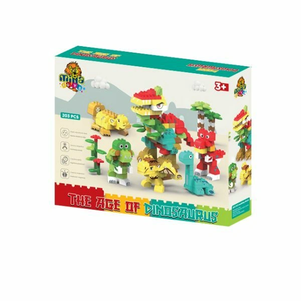 Kocke age of dinosaurs 203 delova