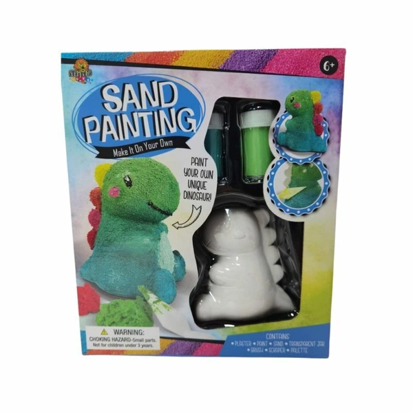 Kreativni set sand painting dinosaur ss-22-101