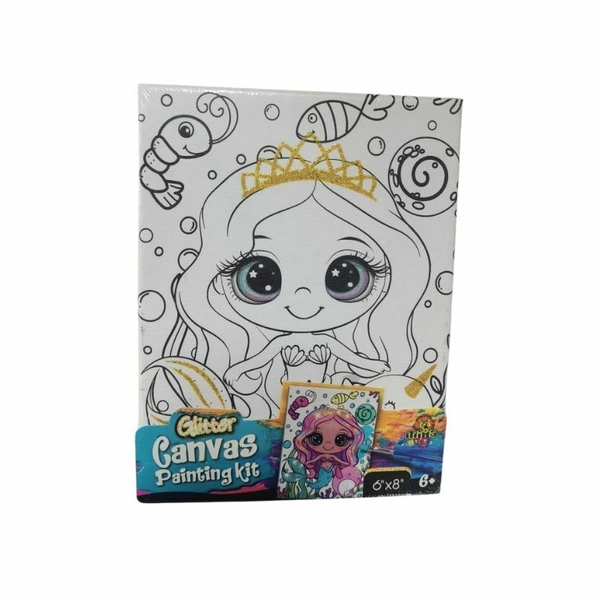 Kreativni set slika na platnu girl glitter ss-24-001