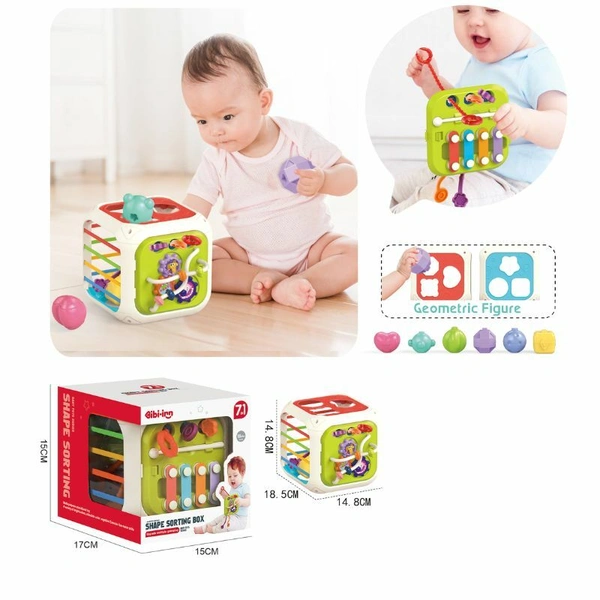 7 u 1 kocka za pogađanje oblika sa dodacima